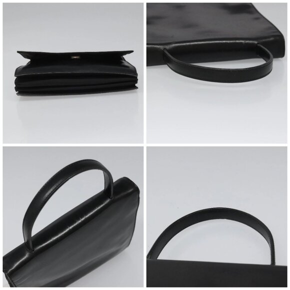 PRADA Hand Bag Nylon Leather Black Auth 112080 - Picture 16 of 16